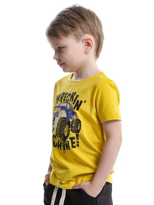 Футболка стильная для детей UD 7895 изумрудный - Mini maxi фото 11
