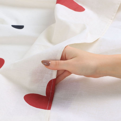 Постельное бельё Этель 2 сп First love 175*215 см, 200*220 см, 70*70 см -2 шт, бязь 125 г/м2, хл 100%  фото 6