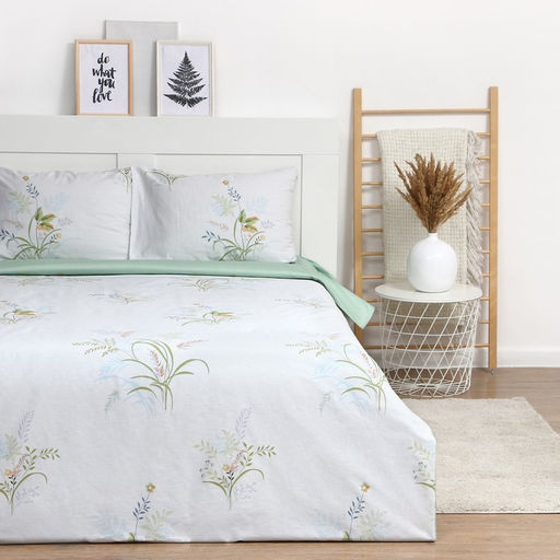 Постельное бельё LoveLife евро Wildflowers 200х217см, 225х240см, 50х70см-2шт, 100% хлопок, сатин, 125г/м?  фото 3