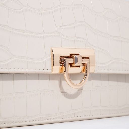 Сумка-мессенджер на клапане, цвет бежевый - Simaland фото 5