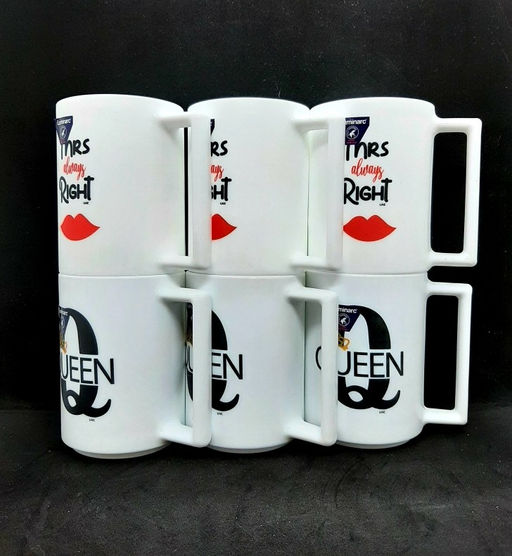 Набор кружек QUEEN&MRS RIGHT 6шт 380мл