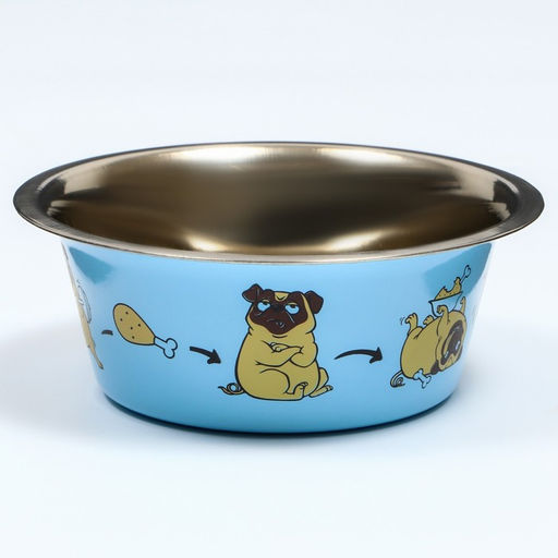 Миска стандартная Пижон. Коротко о диете, 450 мл  фото 4