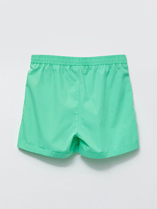 Beli Lastikli Basic Poplin K?z ?ocuk ?ort - Waikiki фото 2