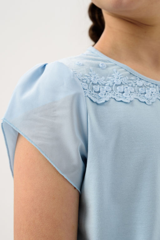 Мимоза блузка детская кор. рукав