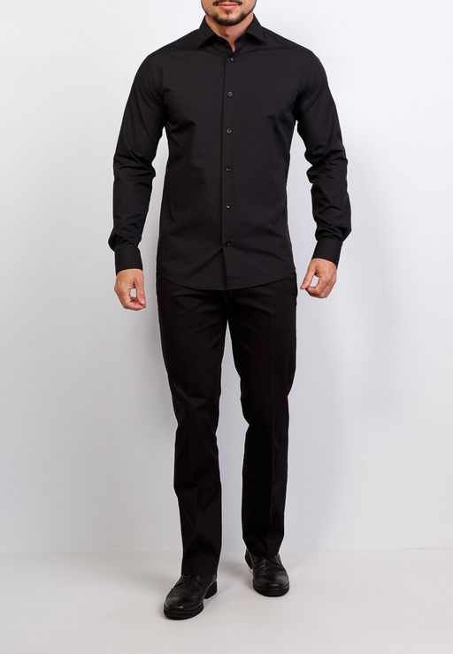 Сорочка мужская длинный рукав GREG 340/139/BLK/Z  фото 8
