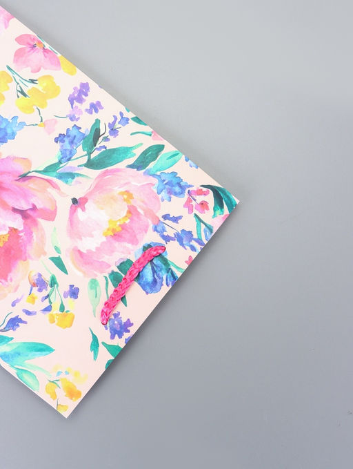 Цена за 2 шт. Пакет подарочный ламинированный Красота-нежность 18?22.3?10 см