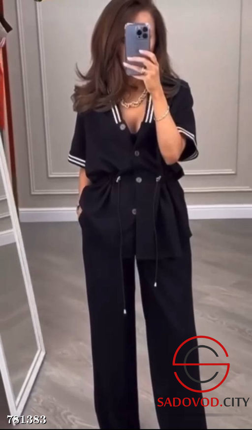 Женский брючный костюм двойка