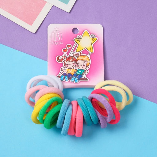 Цена за 4 шт. Резинки для волос «Амурные дела», набор 20 шт., звездная пара, 2 см, яркие