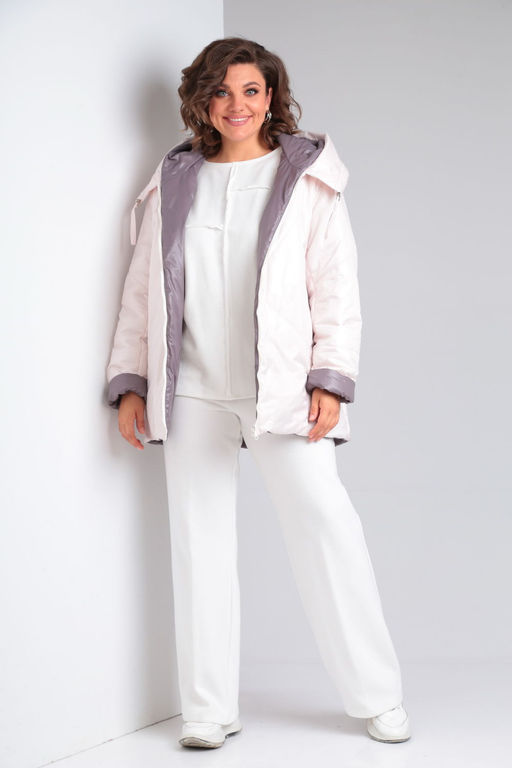 Куртка Diamant 1914-Р беж-какао фото 47