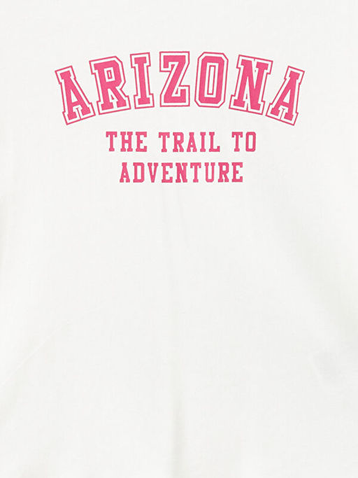 Bisiklet Yaka K?z ?ocuk Ti??rt - Waikiki фото 2