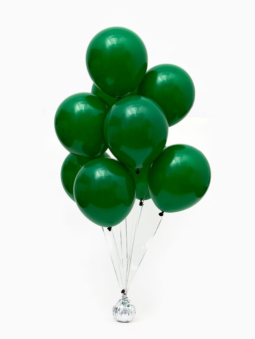 Воздушные шары латексные 12" "Темный зеленый" набор 100 штук