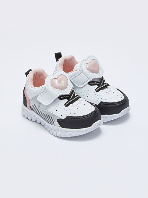 C?rt C?rtl? Bask?l? I??kl? K?z Bebek Spor Ayakkab? - Waikiki фото 2