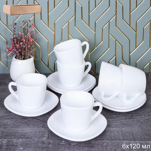 Кофейный набор 12 предметов / BY09FXP45FXB85JC /уп 8/ - ГалеонТрейд фото 2