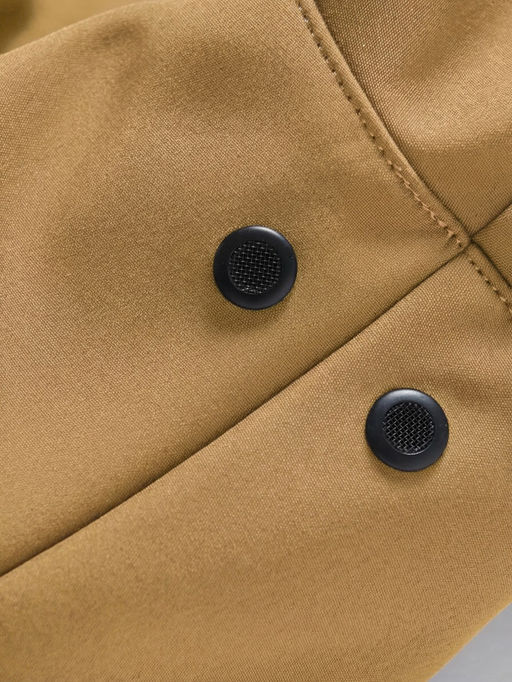 Ветровка женская софтшелл виндстоппер с капюшоном спортивная горчичного цвета 9616_1G