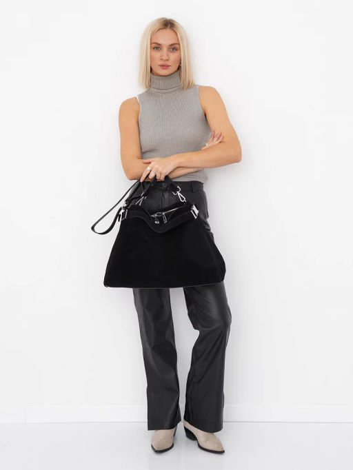 Сумка 6149Q black Polina&Eiterou