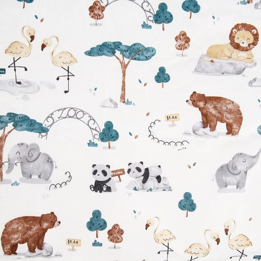 Пеленка на непромокаемой основе, 50*70 см Зверята - Крошка я фото 4