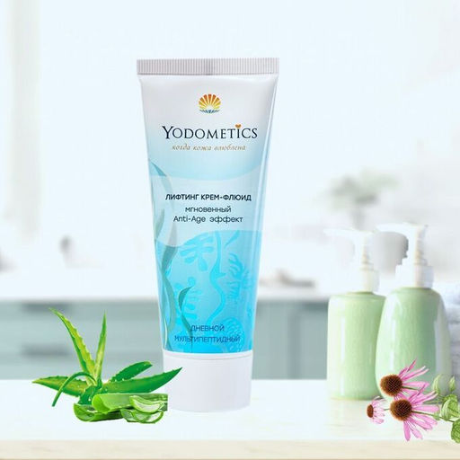 Дневной, мультипептидный крем-флюид , SPF 20 Мгновенный Anti-Age эффект , ТУБА 50 мл - Yodometics фото 11