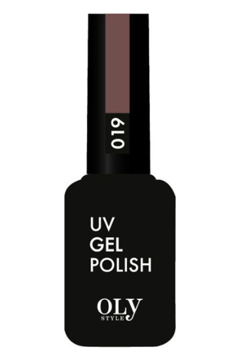 OLYSTYLE Гель-лак для ногтей тон 019 антрацитовый