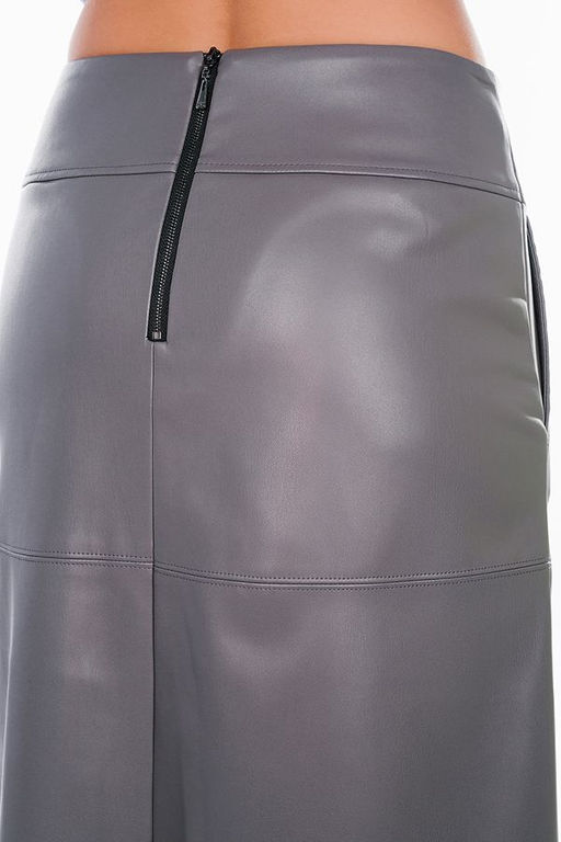 NOBBY, Юбка Ю303-500/8 (серый) (эко-кожа)  фото 6