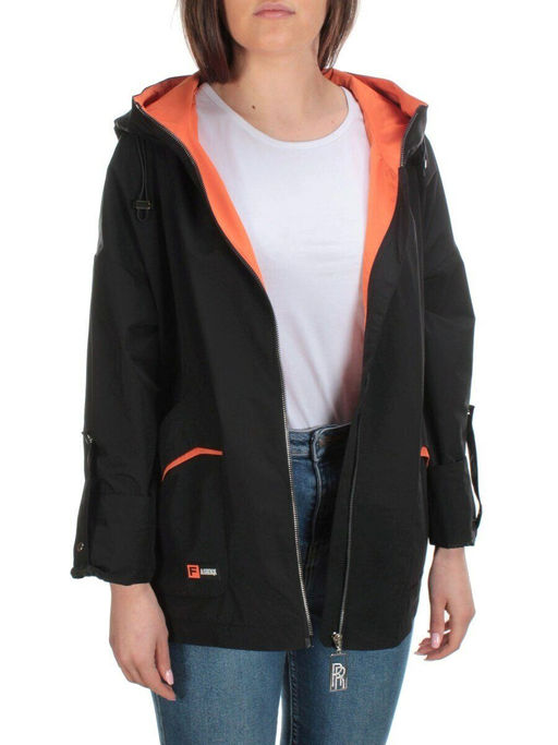 F2101 BLACK Ветровка женская MARIA - Фабричный китай фото 8