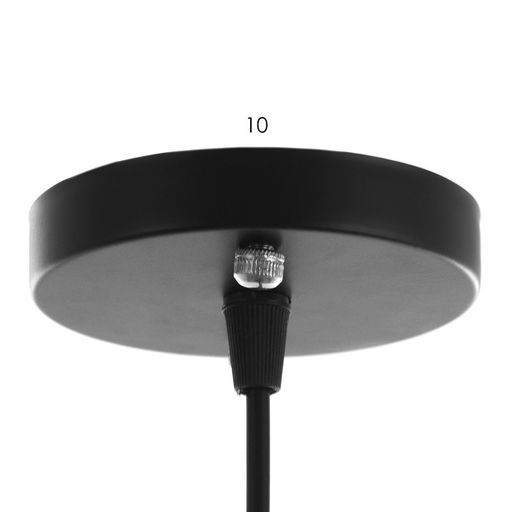 Светильник BayerLux «Фрейя» Е27 40 Вт черный 16×16×23-123 см