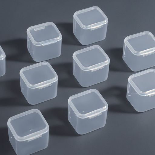 Органайзер для хранения мелочей, 56 ячеек, 21×17.2×2.5 см, прозрачный