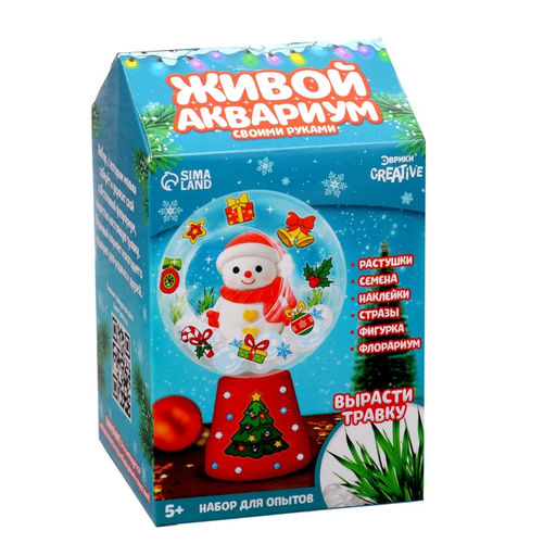 Набор для опытов Живой аквариум: Снеговик - Эврики фото 17