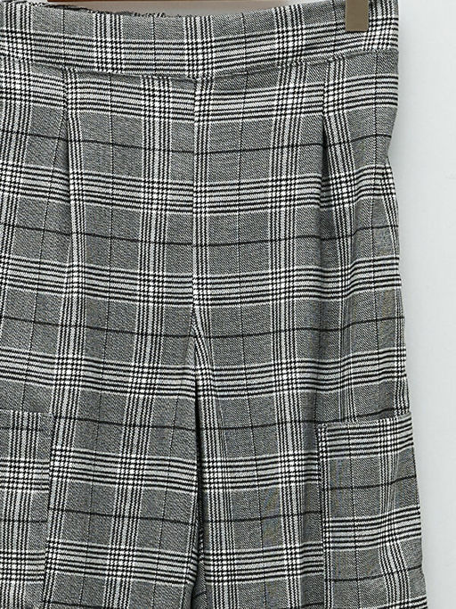 Ekose Desenli Gabardin K?z ?ocuk Kargo Pantolon - Waikiki фото 3