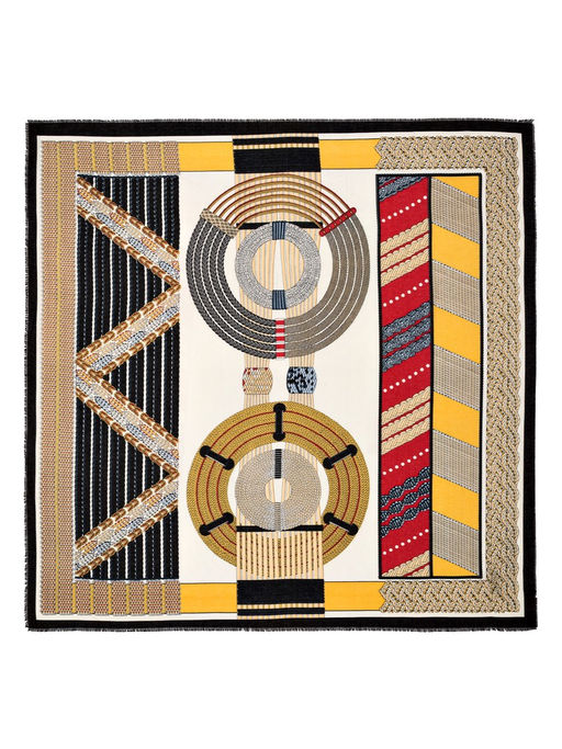 Платок жен. виск+шерсть 130х130 LG33-588-17