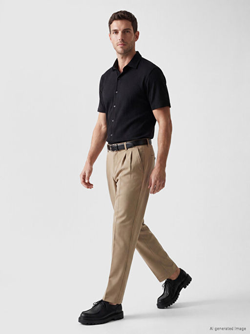 Slim Fit Erkek Dokulu G?mlek - Waikiki фото 2