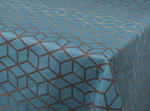 3832-БЧ Скатерть 180*145 рис. 6040-01 цв. бирюза - Оршанский льнокомбинат фото 2