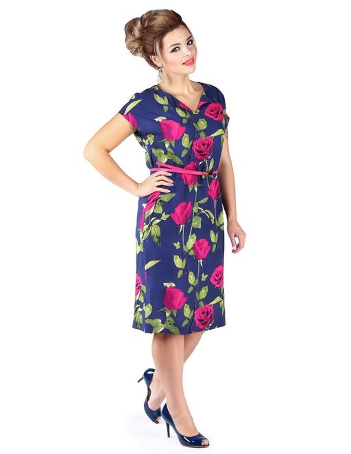 Платье 592 розы фуксия - Novita фото 3