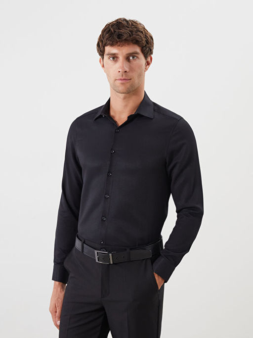 Slim Fit Uzun Kollu Arm?rl? Erkek G?mlek