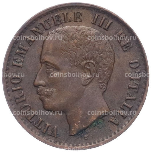 Монета 1 чентезимо 1904 года Италия