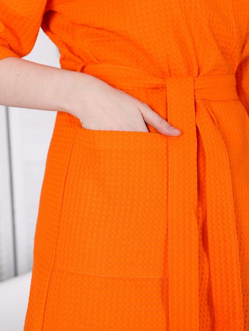 ХАЛАТ ДОМАШНИЙ КИМОНО ВК-ОРАНЖ-164 - Ашматекс фото 4