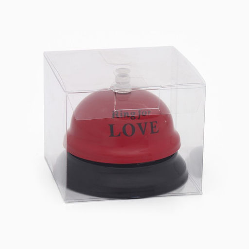 Звонок настольный Ring for a love, 7.5×7.5×6 см