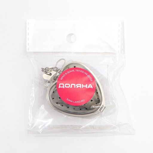 Ситечко для чая Доляна Сердце, 5 см, нержавеющая сталь