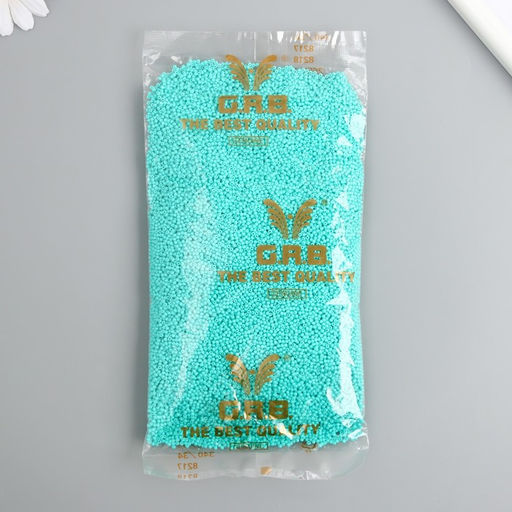 Бисер стекло 12/0 «Голубая вода», ровный №669, 450 г