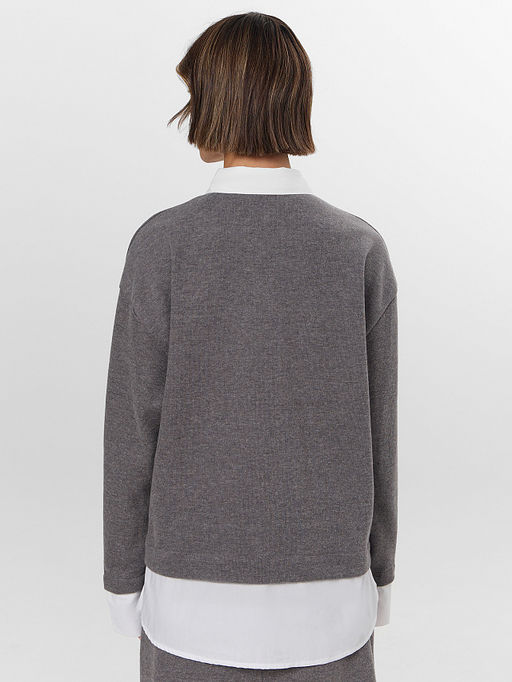 Джемпер женский серый - Mark formelle фото 4