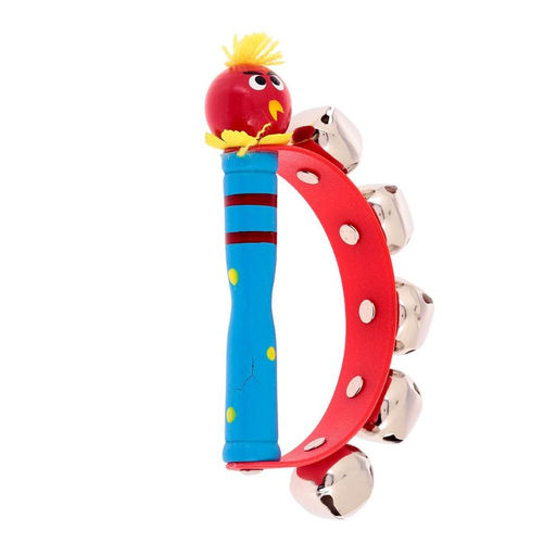 Погремушка музыкальная игрушка «Звери» с бубенцами, МИКС