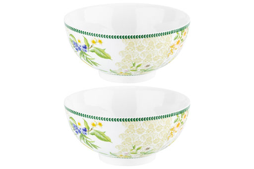 Набор 2 салатников 15*15*7 см 700 мл Лимоны NEW BONE CHINA - Elan gallery фото 5