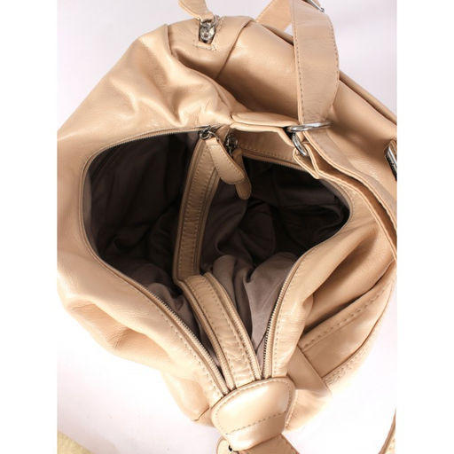 Сумка женская искусственная кожа Guecca-224 (рюкзак-change), 2отд, св, бежевый SALE 264063 - Adelia фото 3