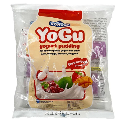 Пудинг фруктовое ассорти YoGu Donald Makmur, Индонезия, 250 г Акция