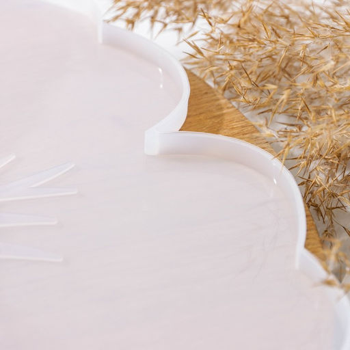 Молд Доляна «Петуния», силикон, d=34 см, прозрачный