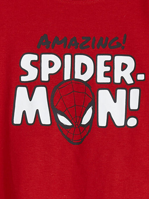 Spiderman Bask?l? Erkek ?ocuk Pijama Tak?m