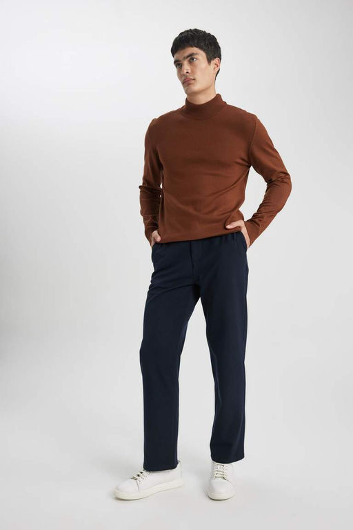 Прямые брюки расслабленного кроя - Defacto фото 4