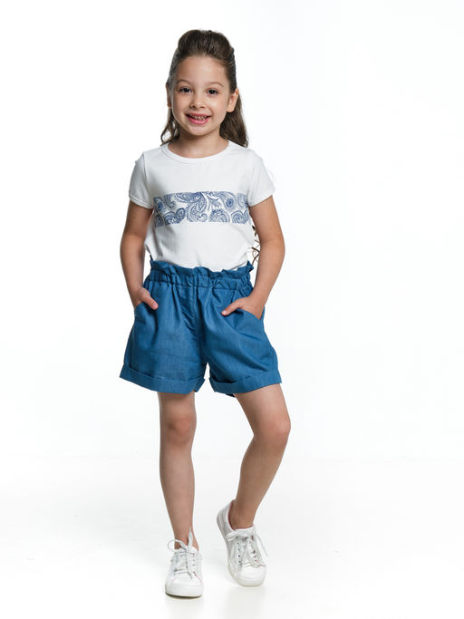 Футболка для девочки	 UD 3927 белый - Mini maxi фото 3