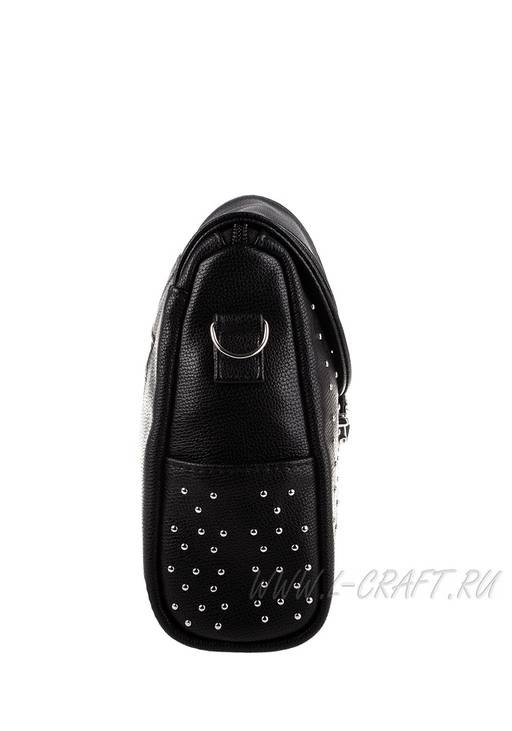 Сумка Модель №1285 | кожзам | гладкий | черный | Р831-1 | 25600 - L-craft фото 4