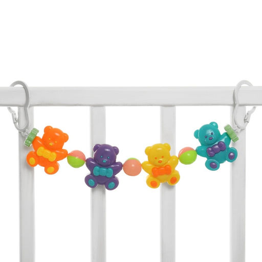 Растяжка «Веселые мишки» на коляску/кроватку, 4 игрушки, Крошка Я