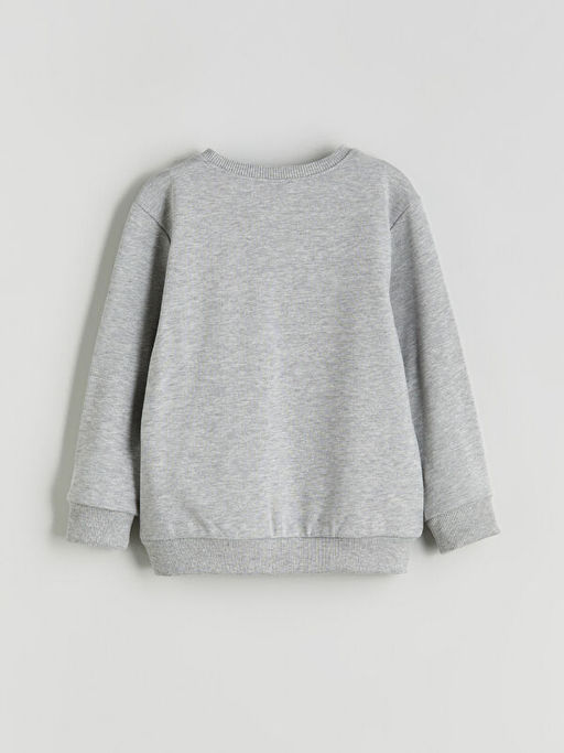 Bisiklet Yaka Basic Erkek ?ocuk Sweatshirt